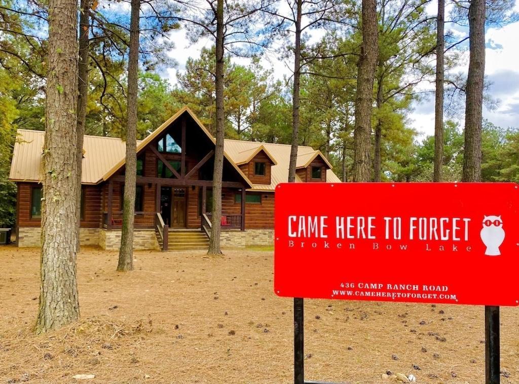 Came Here To Forget Cabin Broken Bow Exterior photo